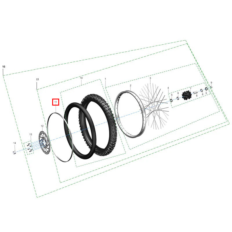 Fascia per cerchioni