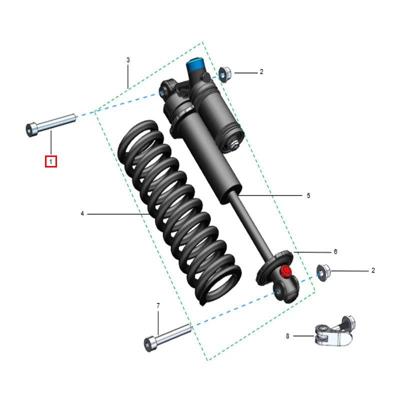 Bullone (GB/T 70.1) M8×55