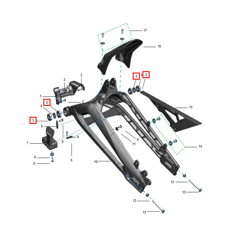 Cuscinetto 6000-2RS (φ10×φ26×8)
