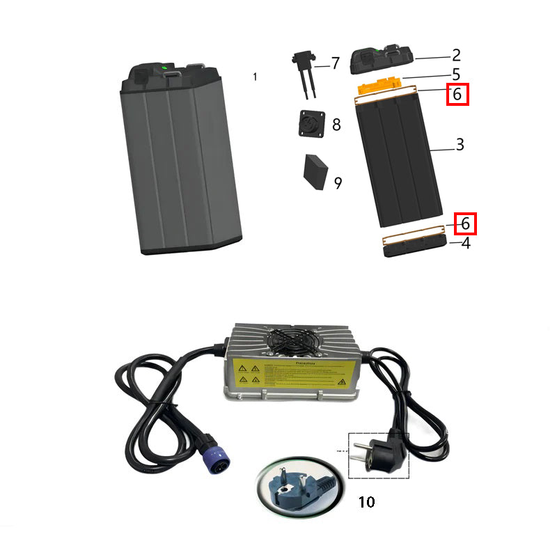 Guarnizione batteria DM337