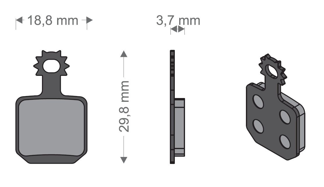 Pastiglie Deaneasy P27 per MAGURA MT 5 & MT 7