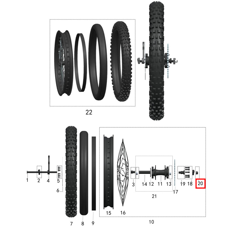 Dado GB/T6187.1 (M12*1.25)