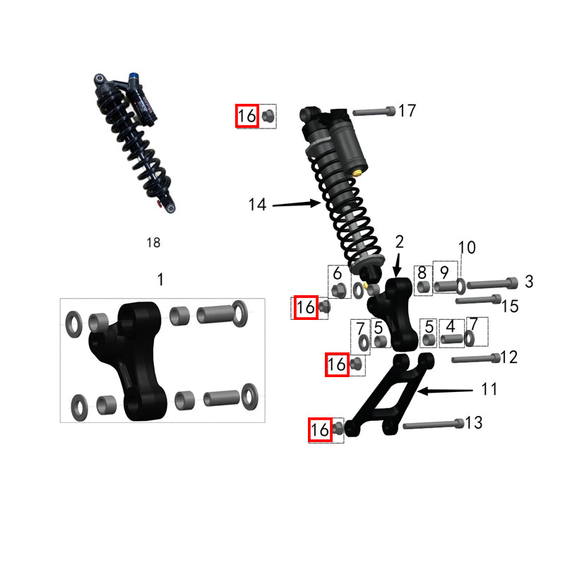 Dado GB/T6187.1 (M8)