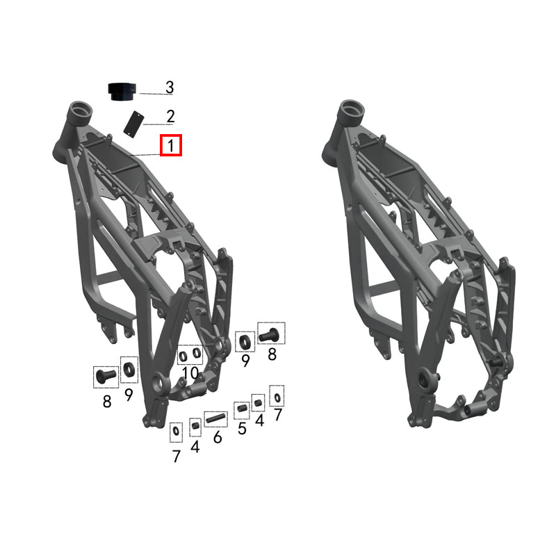 Chassis Anodizzato nero