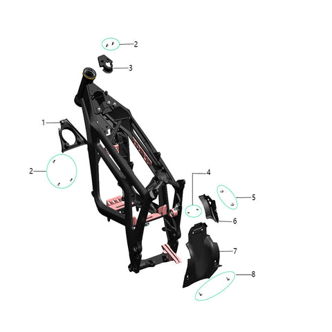 Telaio (parti in plastica)