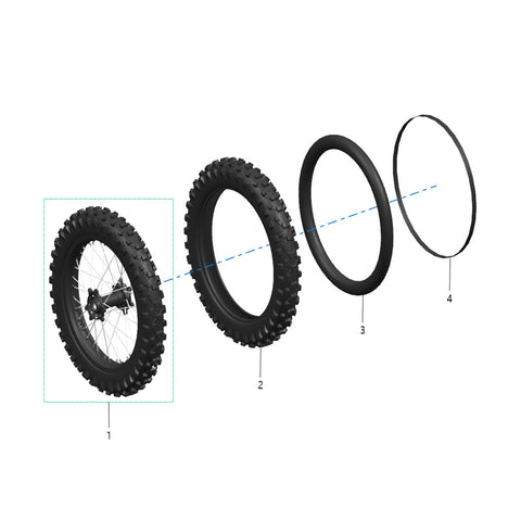 Pneumatico posteriore