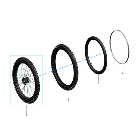 Pneumatico anteriore