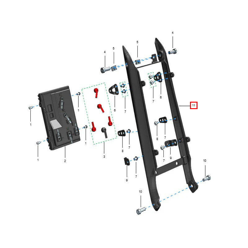 Cornice frontale controller