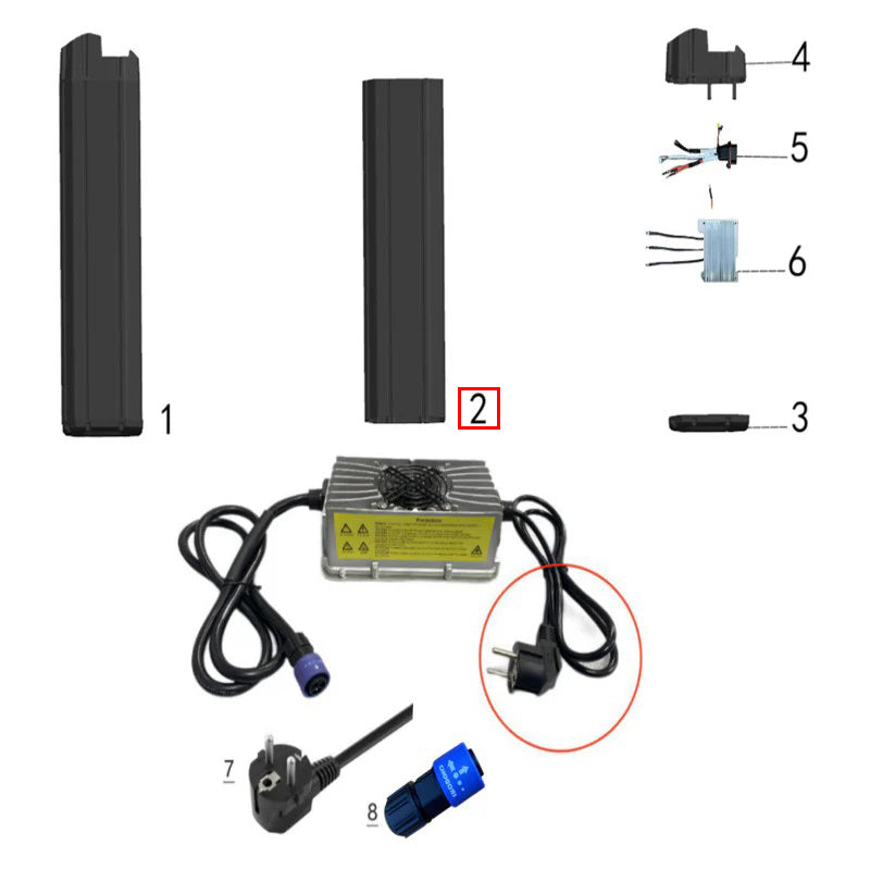 Tubo in alluminio per pacco batteria DM447