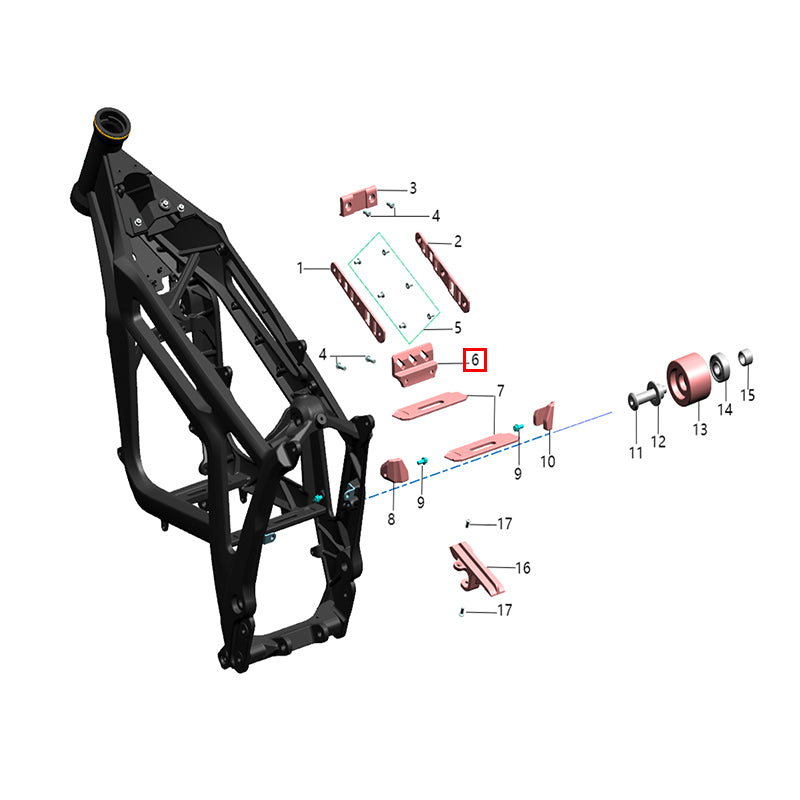 Limite inferiore batteria in gomma