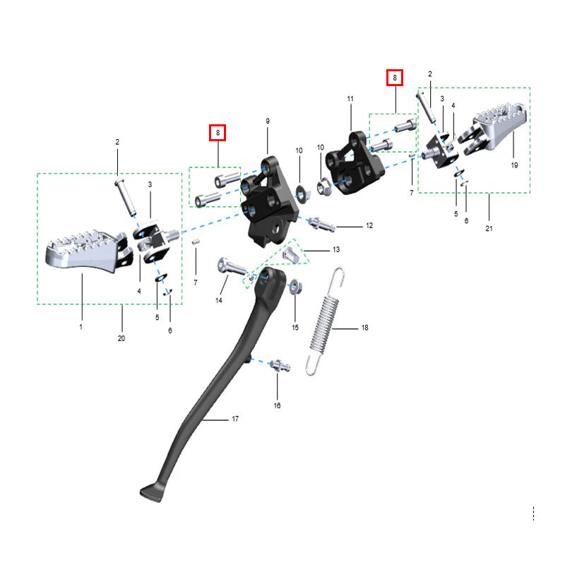 Bullone (GB/T 70.1) M8×25